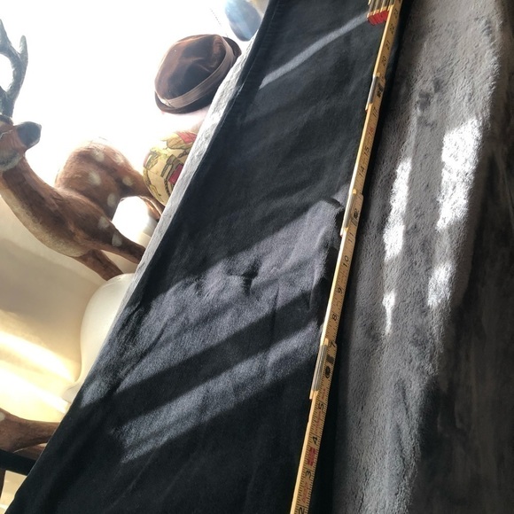 GLORIA Vanderbilt Black Corduroy velvet pants size 12 - Picture 4 of 8